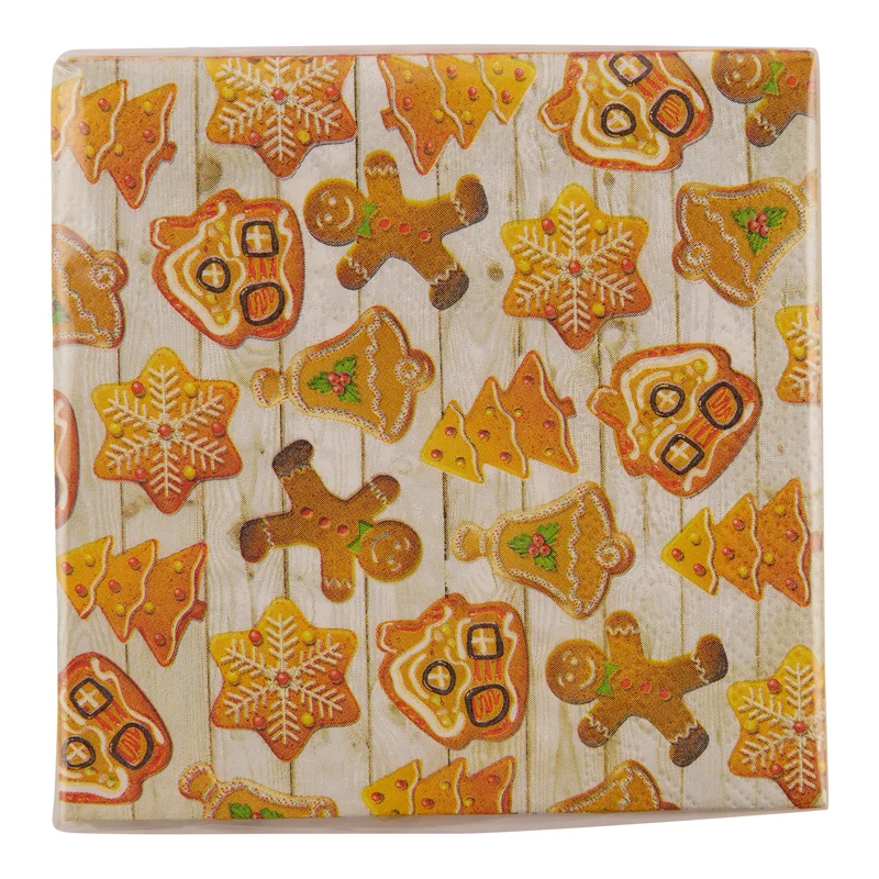 Giant Value Christmas Themed Beverage Napkins, 20-Pack