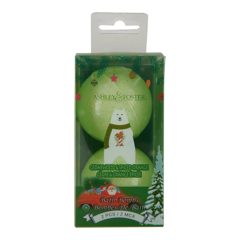 Ashley & Foster Holiday Collection Bath Bombs
