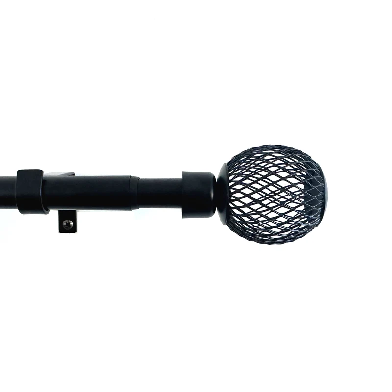 HomeStyles Extendable All Metal Curtain Rod, 48-in to 86-in.