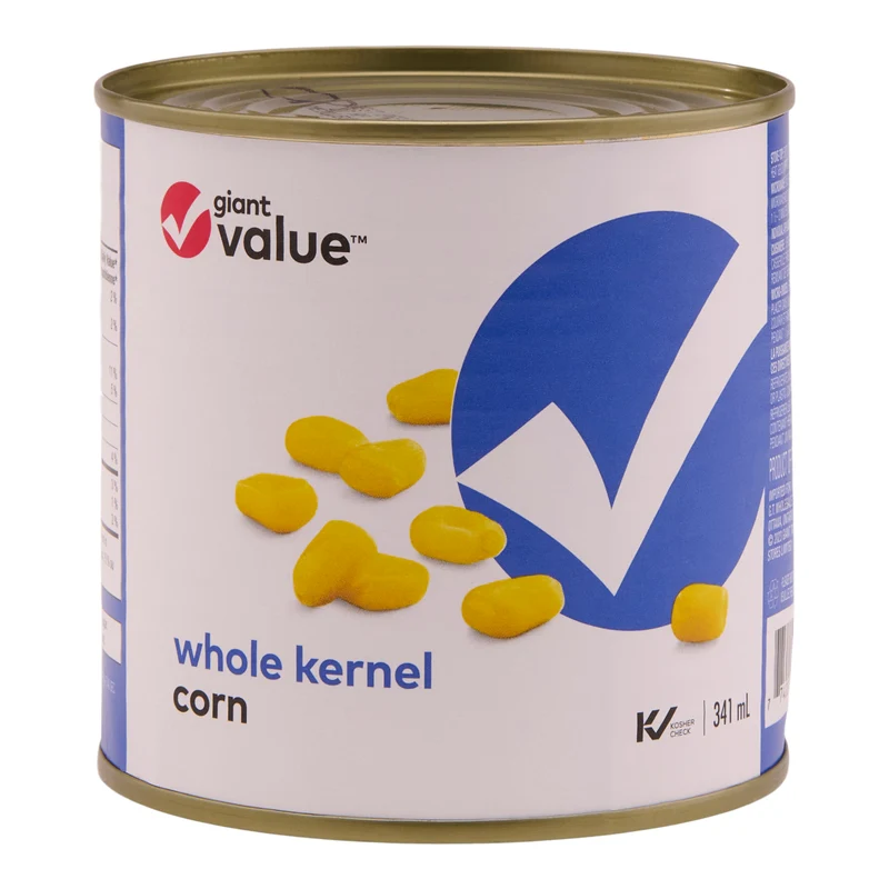Giant Value Whole Kernel Corn, 341 ml