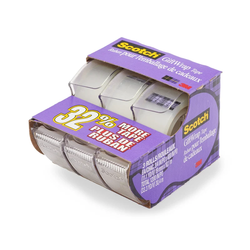 Scotch Gift Tape, 3 Pack