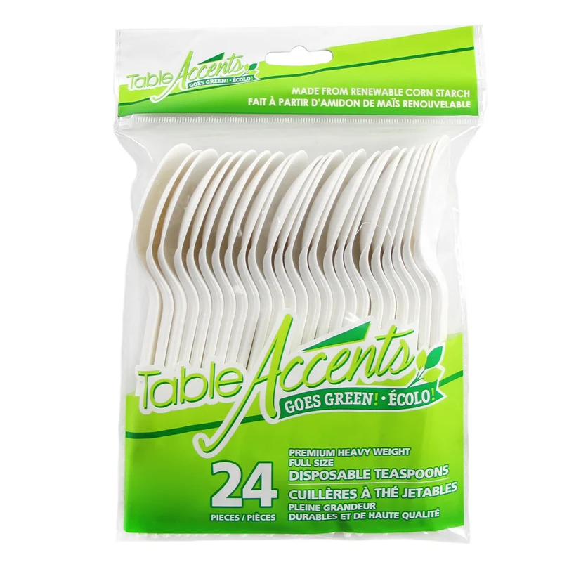 Table Accents Eco Spoons, 24-Pack
