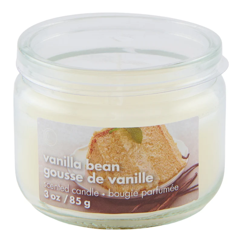Vanilla Bean Jar Candle, 3-oz.