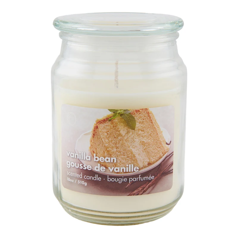 Vanilla Bean Jar Candle, 18-oz.