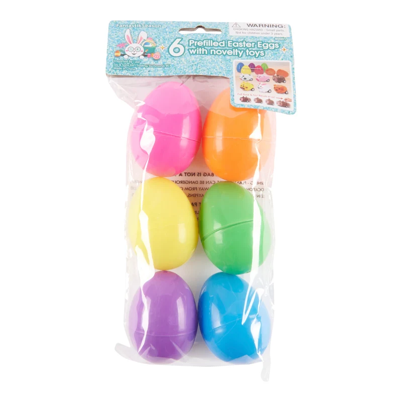 Pre-Filled Easter Eggs, 6-Piece