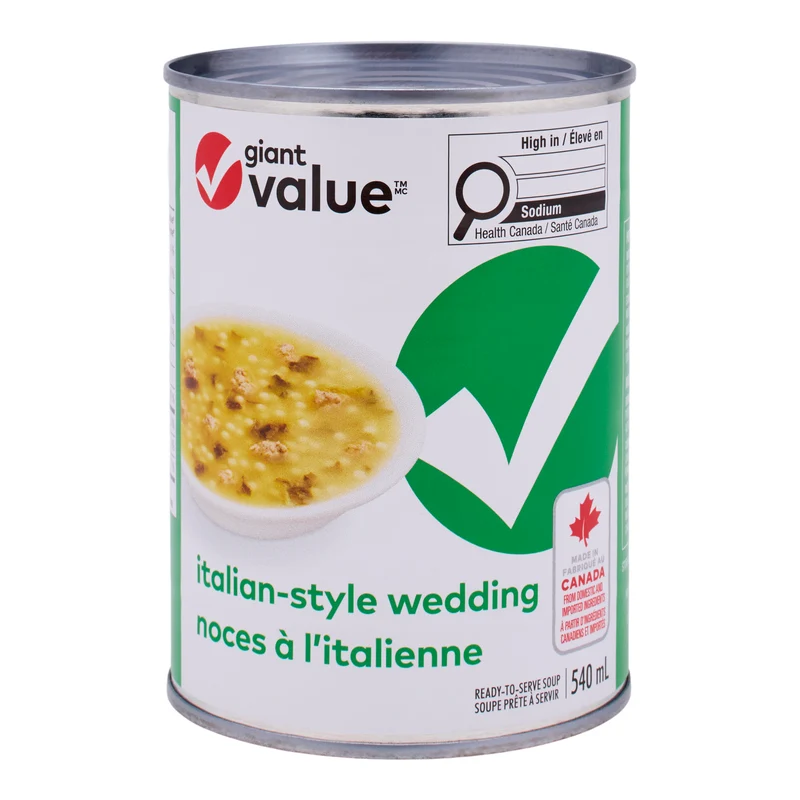 Giant Value Italian-Style Wedding Soup, 540 ml