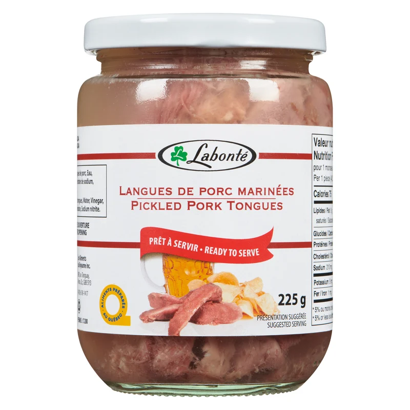 Labonté Pickled Pork Tongues, 225 g