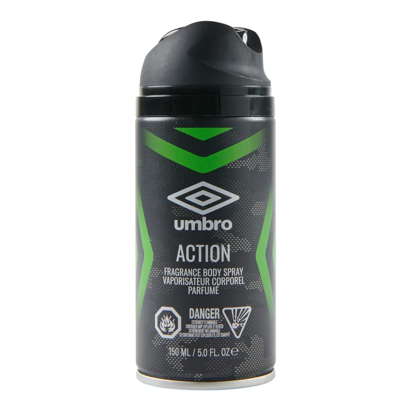 Umbro Action Deodorant Body Spray, 150 ml