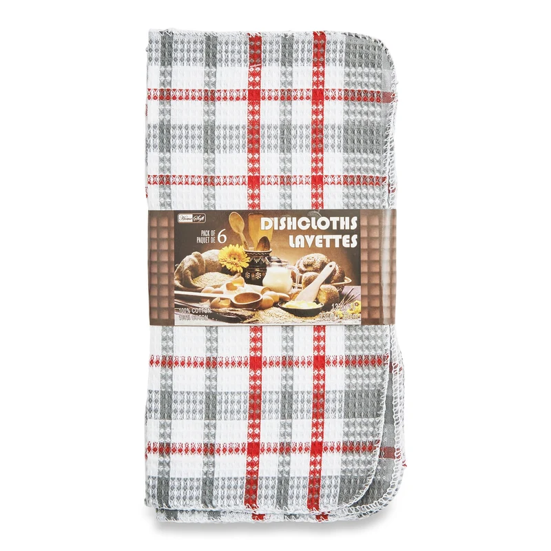 Waffle Dish Cloths - 6pk.