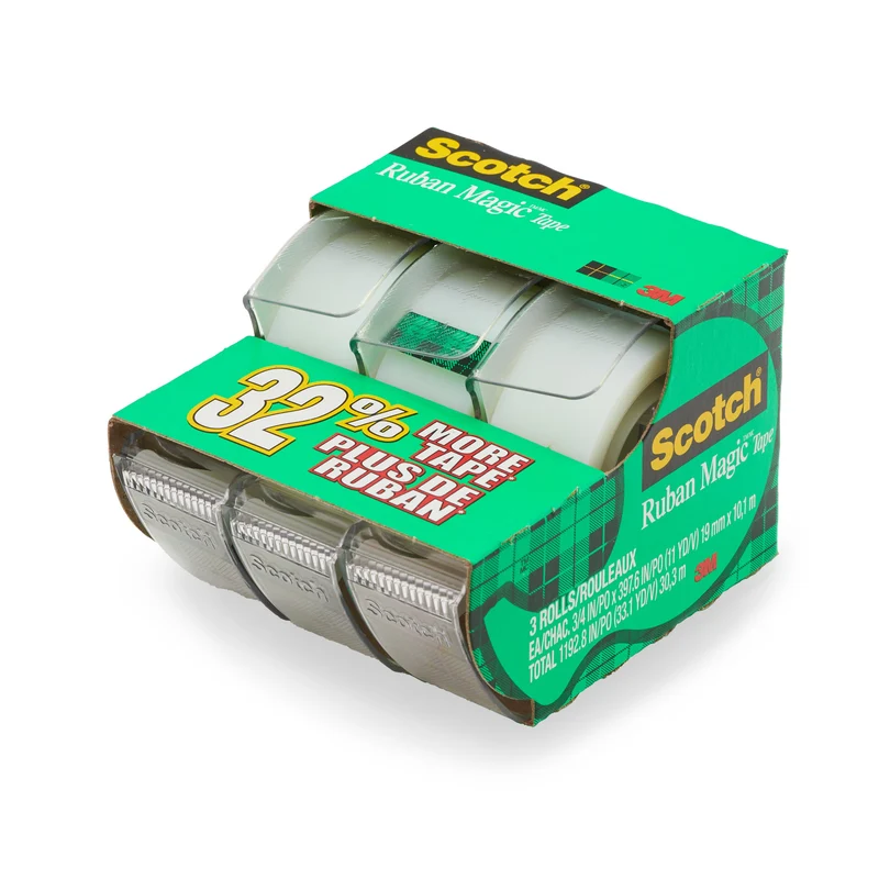 Scotch Magic Tape, 3 Pack