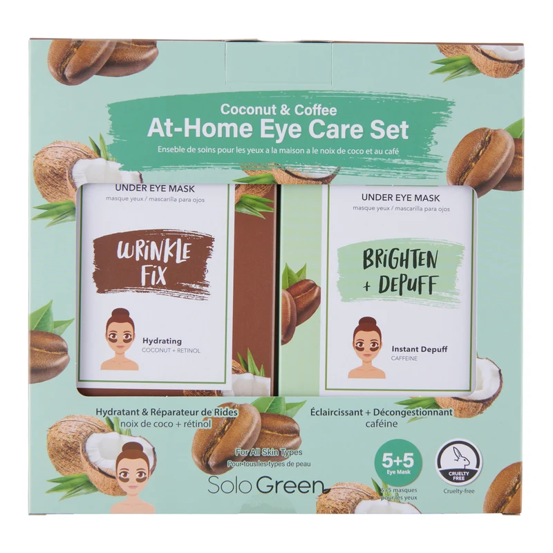 Solo Green Eye Mask Gift Set, 10-Pack