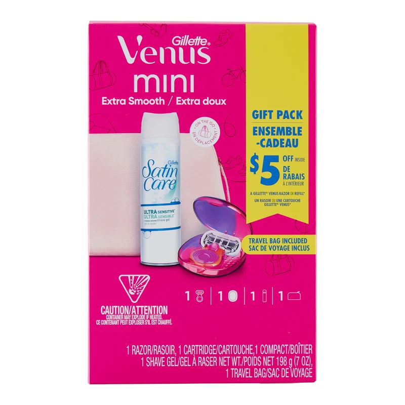 Gillette Venus Mini Holiday Pack, 4-piece