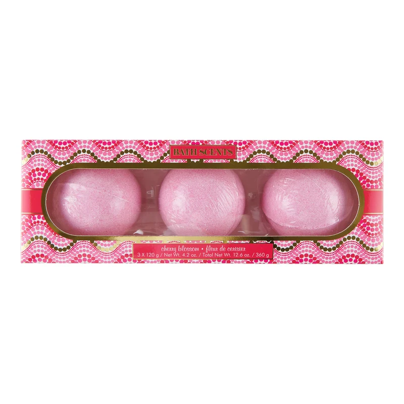 Bath Scents Fizzers Gift Set, 3-Piece