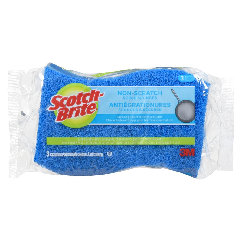 Scotch-Brite Zero Scratch, 3 Pack