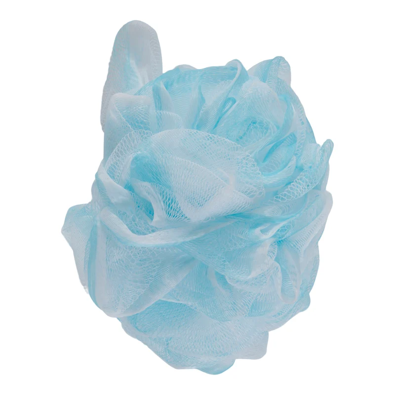 Giant Value Bath Pouf with Looped Ribbon