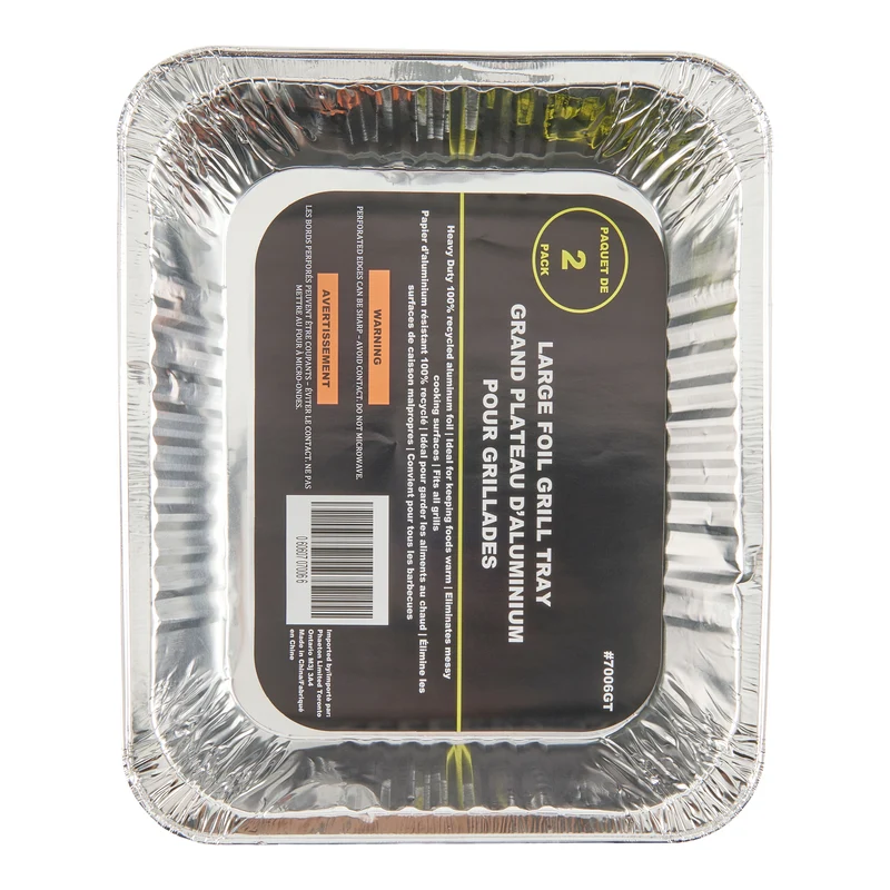 Large BBQ Grill Trays, 2-Pack