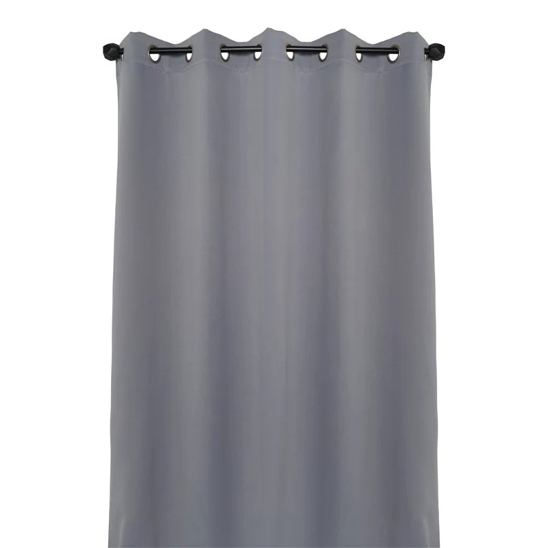 HomeStyles Blackout Curtain, Grey, 52-in x 84-in.