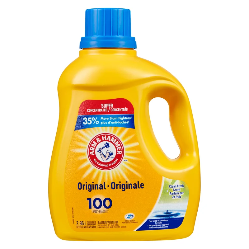 Arm & Hammer Original 100 Load Laundry Detergent, 2.96-L