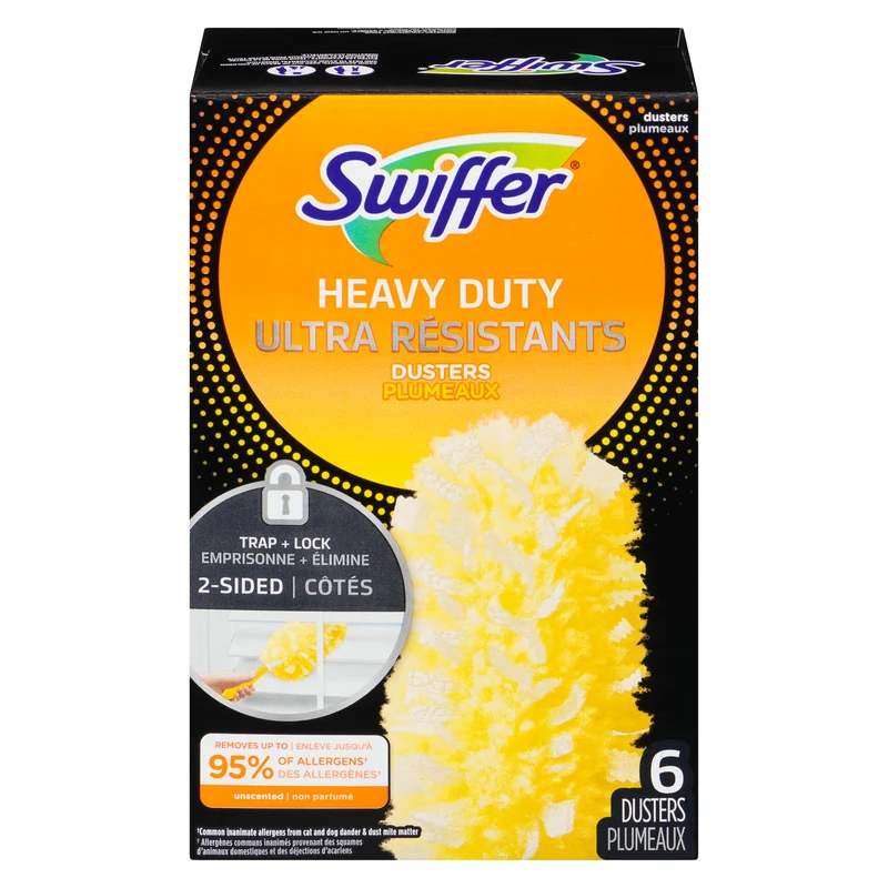 Swiffer 360 Multi-Surface Cleaning Unscented Duster Refills, 6-Pack