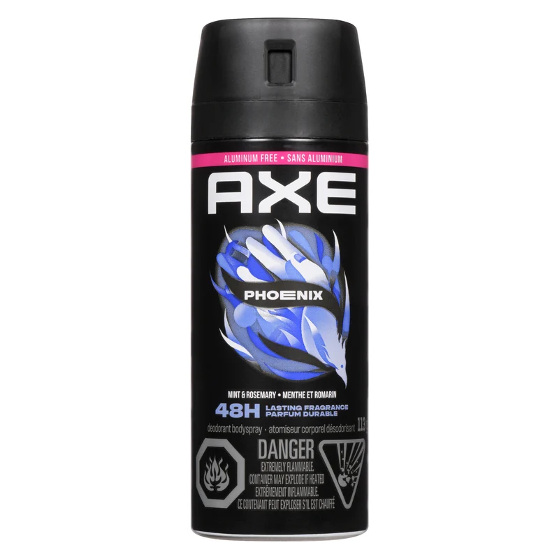 Axe Deodorant Body Spray Phoenix Mint & Rosemary, 113 g