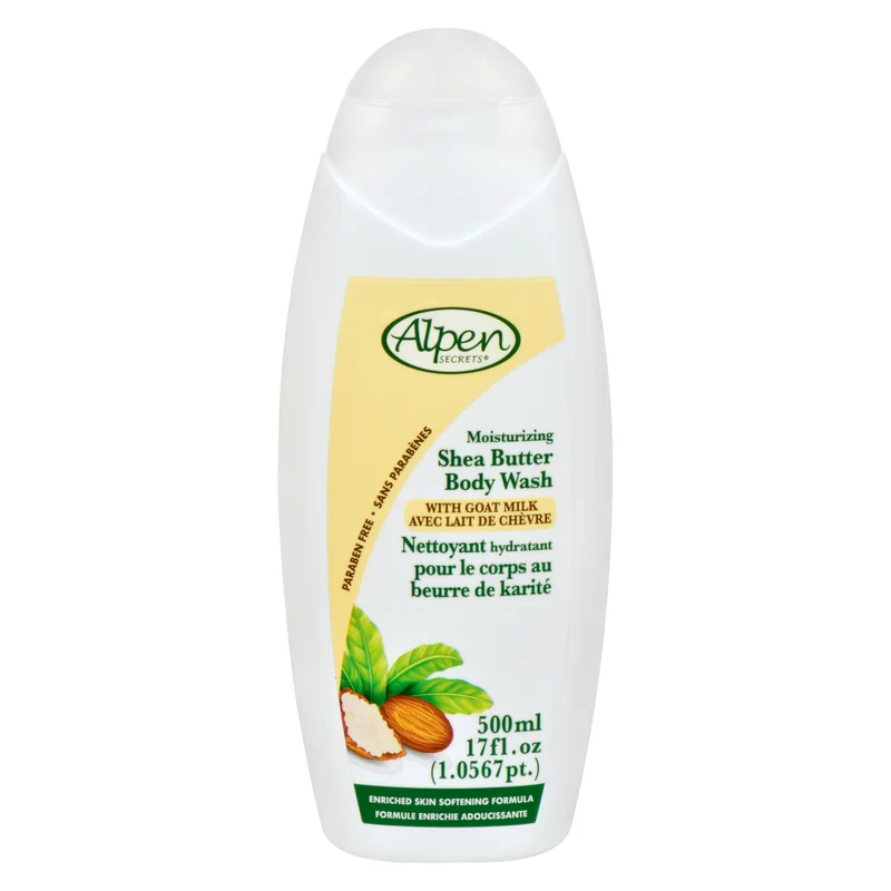 Alpen Secrets Moisturizing Shea Butter Body Wash, 500 ml
