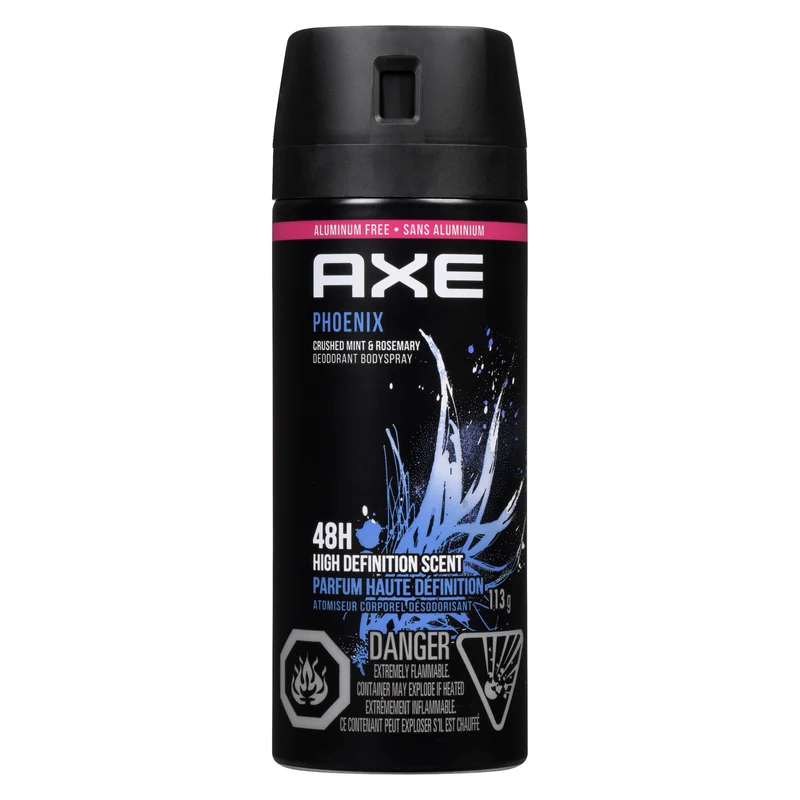 Axe Deodorant Body Spray Phoenix Mint & Rosemary, 113 g