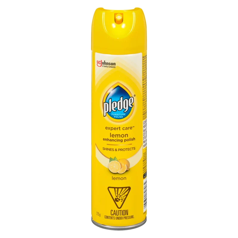 Pledge Lemon Fresh Aerosol Furniture Spray - 275g.