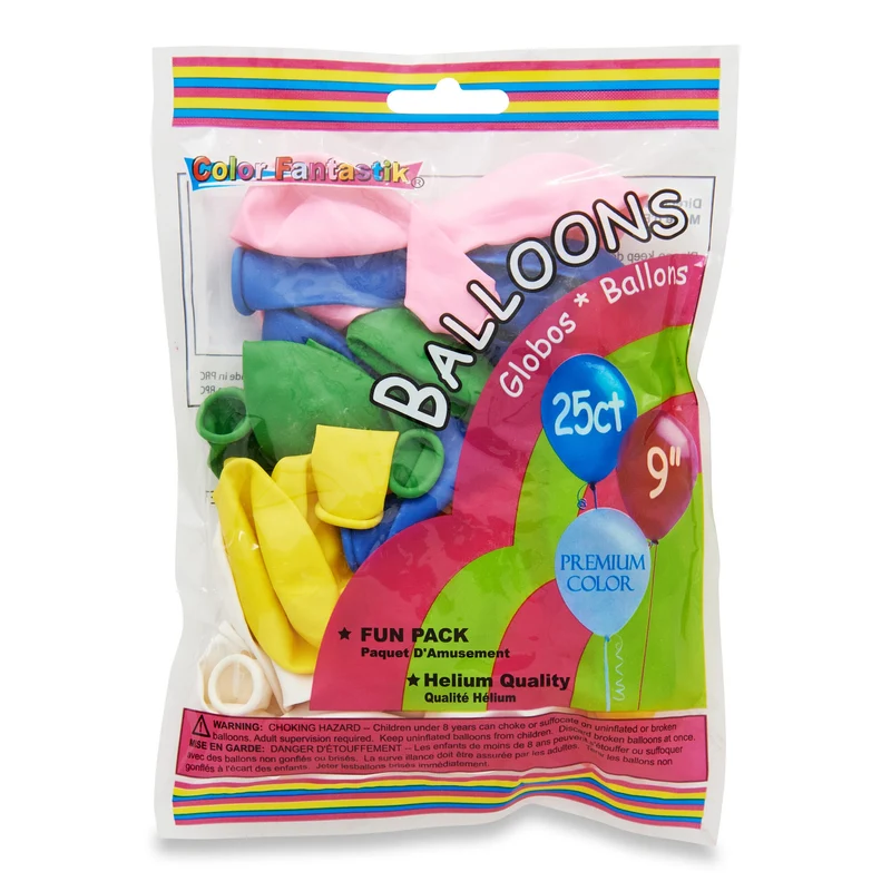 Colour Fantastic Balloons - 25pk.