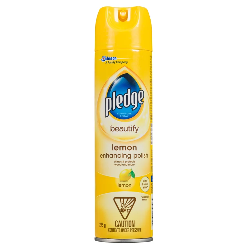 Pledge Beautify Lemon Furniture Spray, 275-g