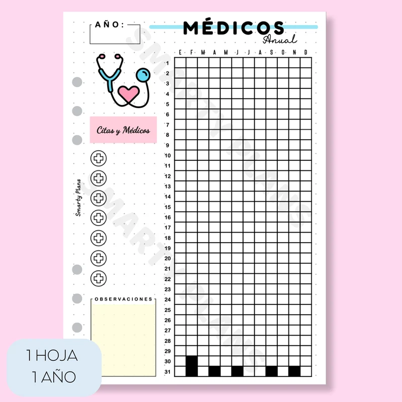 Hoja Anual - Médicos
