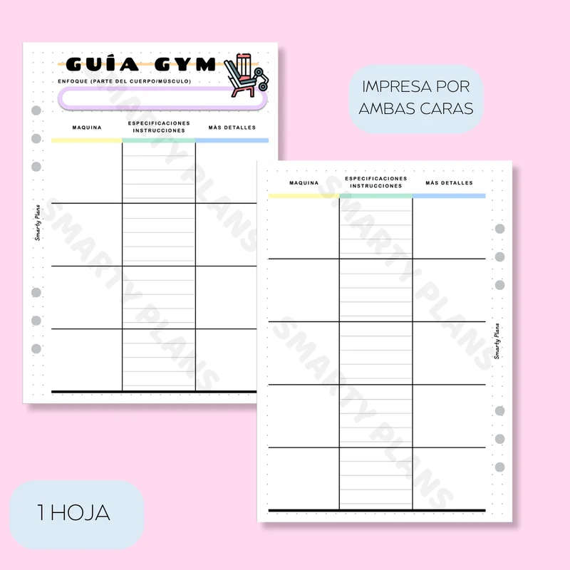 Plantilla Individual - Guía Gym