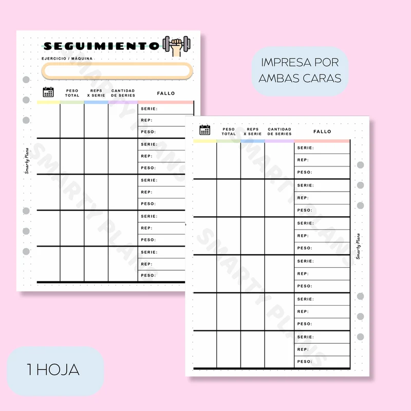 Plantilla Individual - Seguimiento Gimnasio Gym