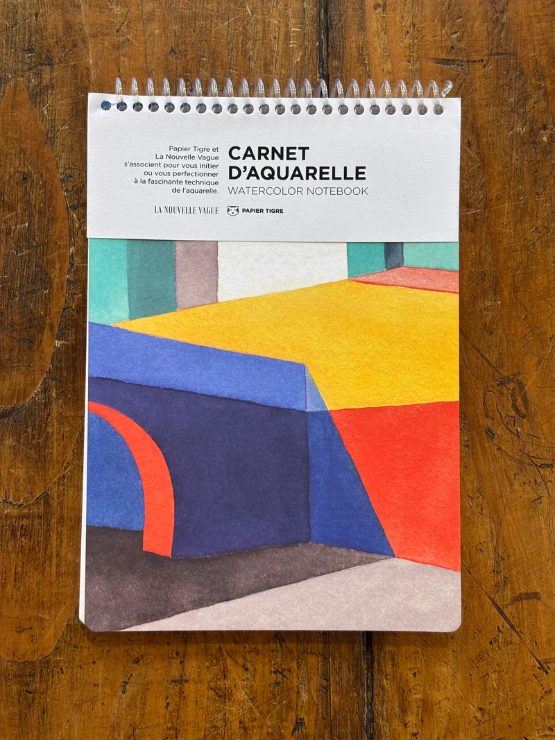 Carnet A5 d'Aquarelle – Papier Tigre x La Nouvelle Vague