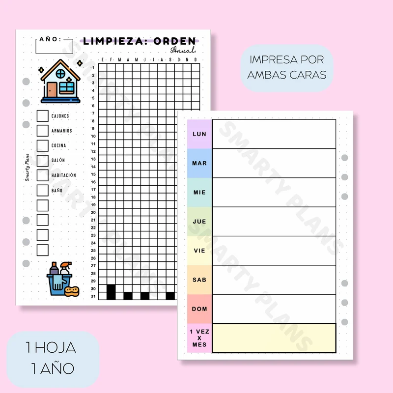 Hoja Anual - Limpieza Orden
