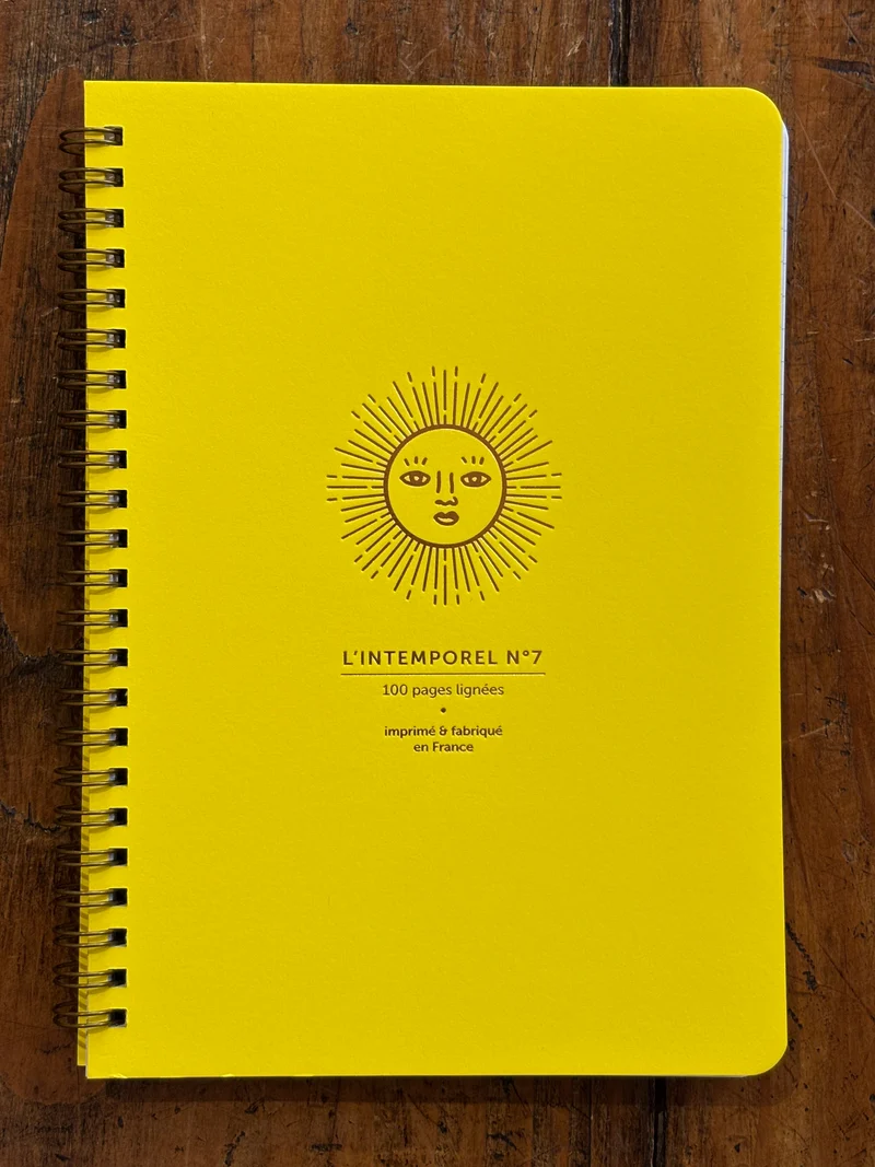 Carnet L'intemporel n°7 SOLEIL - Les Éditions Du Paon