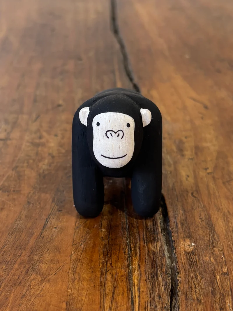 Gorille Figurine en Bois - T-Lab.