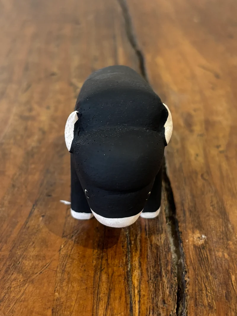 Bison Figurine en Bois - T-Lab.