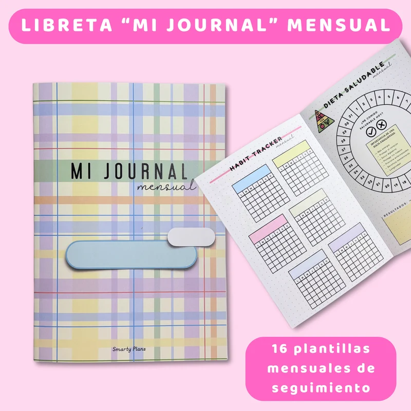 Libreta Mi Journal Mensual - Travel Journal