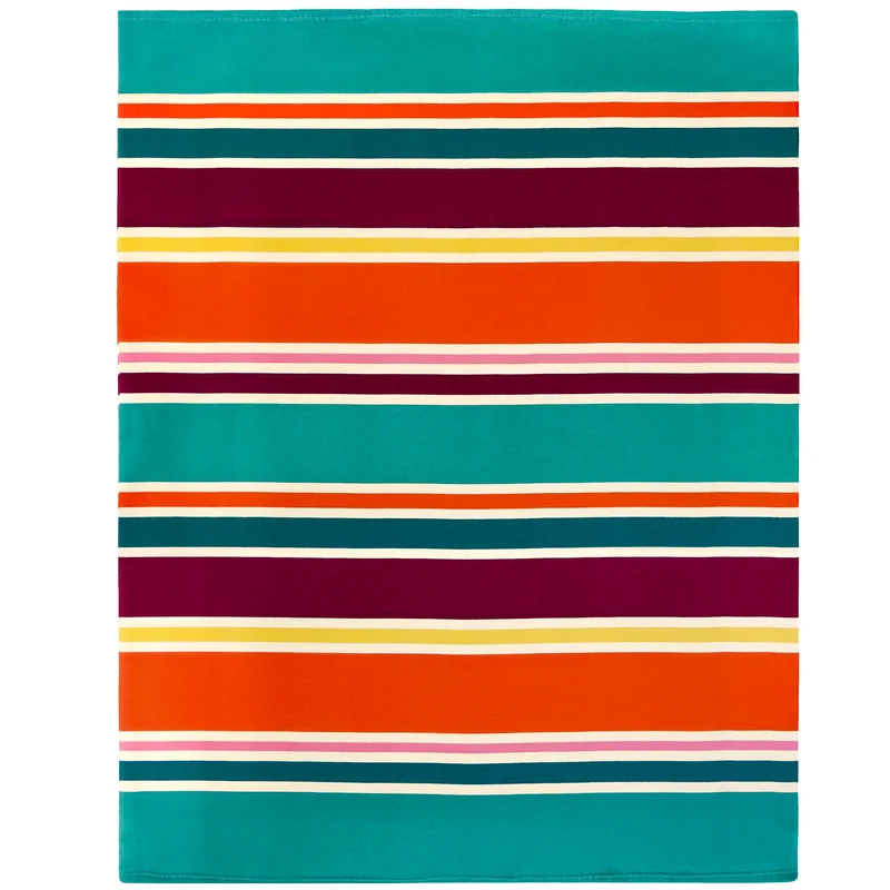 Serviette de plage imprimée microfibre - Antiparos - 140x170cm - 220g/m² - Taille XL