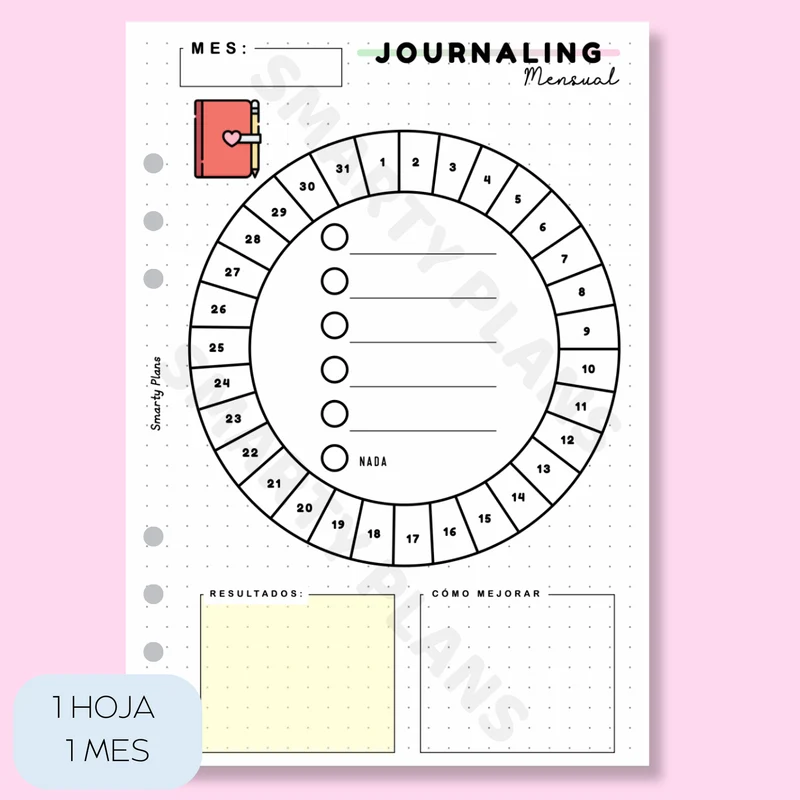 Plantilla Mensual - Journaling