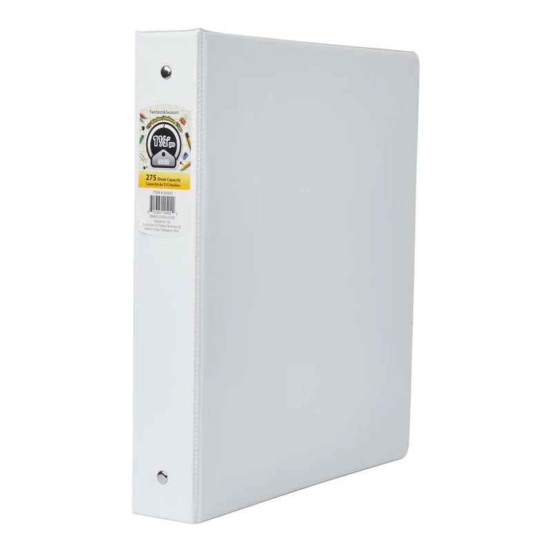 PVC 3-Ring Binder, 1.5-in