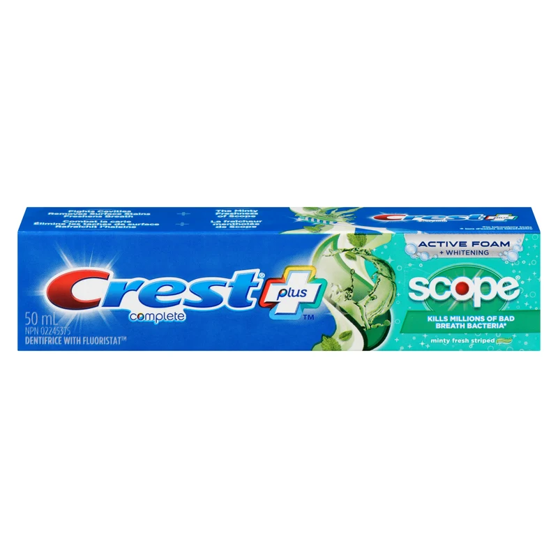 Crest Complete Whitening+Scope Minty Fresh Toothpaste, 50-mL