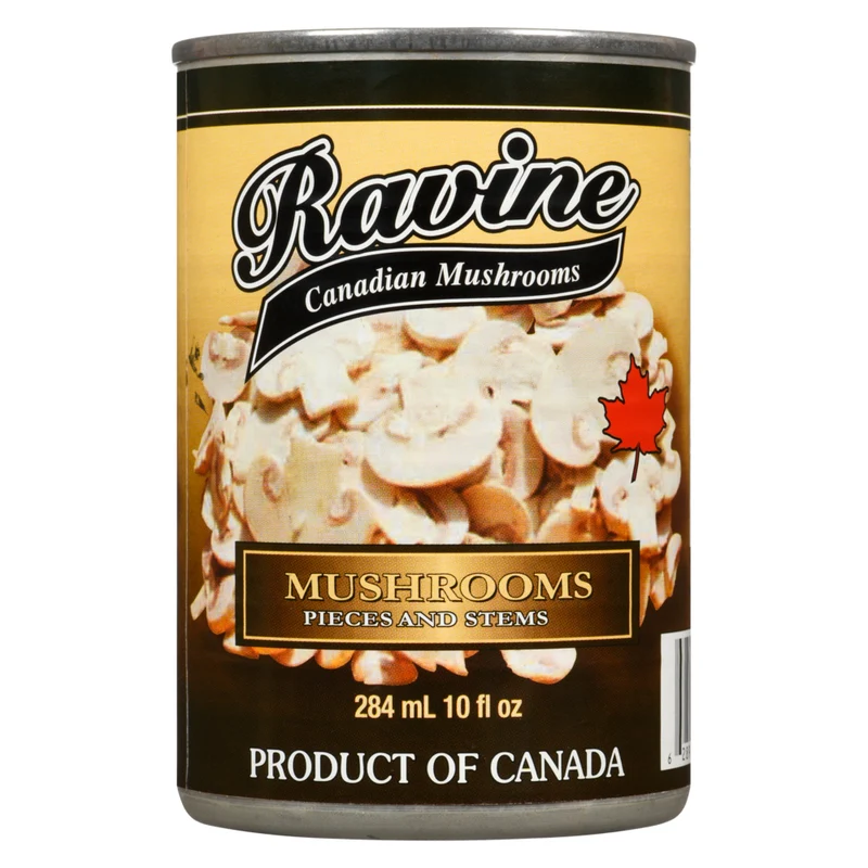 Ravine Mushrooms Pieces and Stems - 284ml