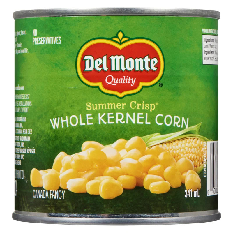 Del Monte Summer Crisp Whole Kernel Corn - 341ml