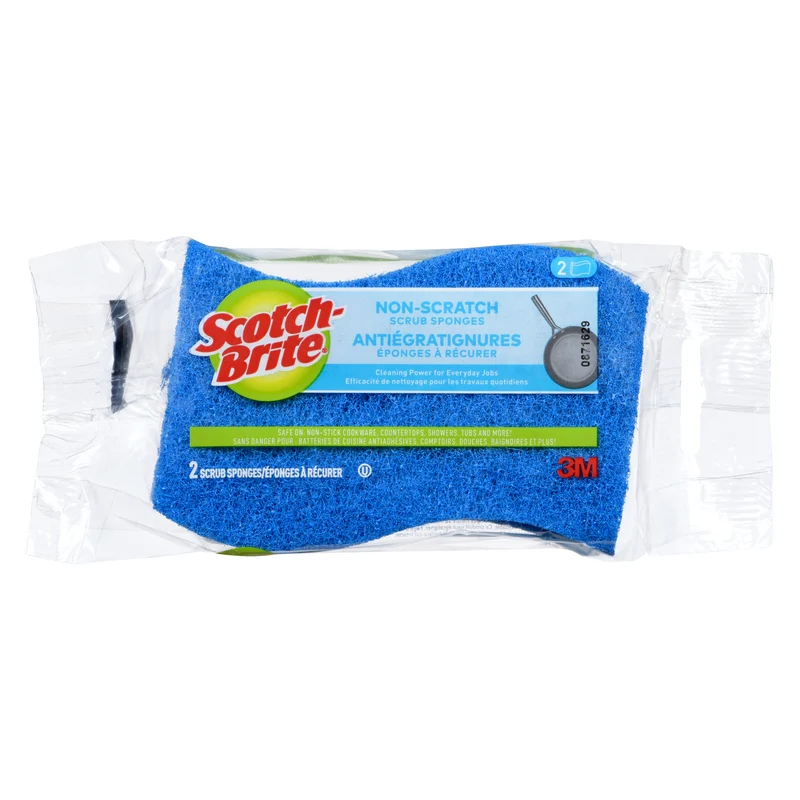 Scotch-Brite No Scratch Scrub Sponges, 2-Pack