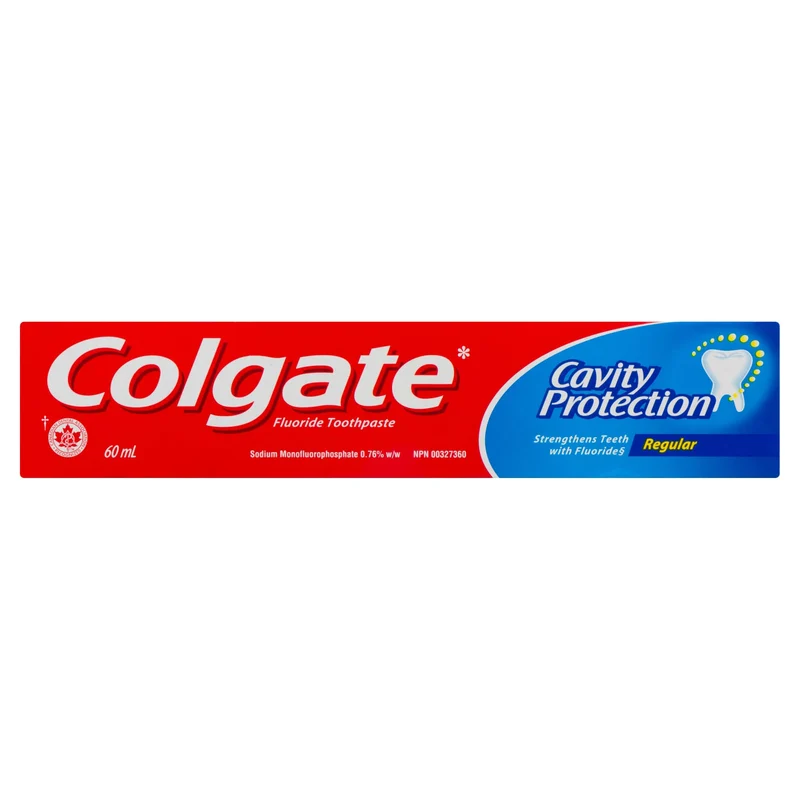 Colgate Cavity Protection Regular Fluoride Toothpaste, 60-mL