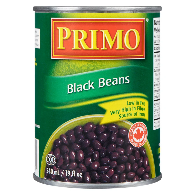 Primo Black Beans, 540ml