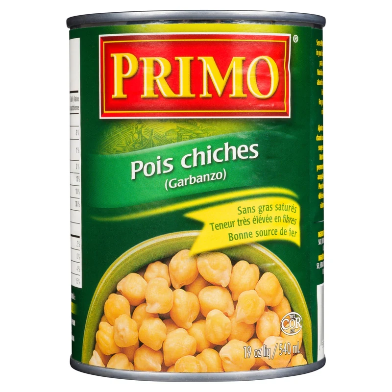 Primo Chick Peas Garbanzo Beans - 540ml