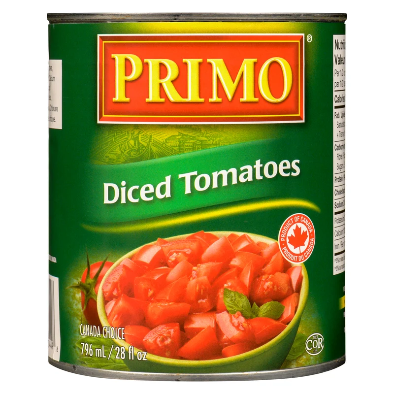 Primo Diced Plum Tomatoes - 796ml