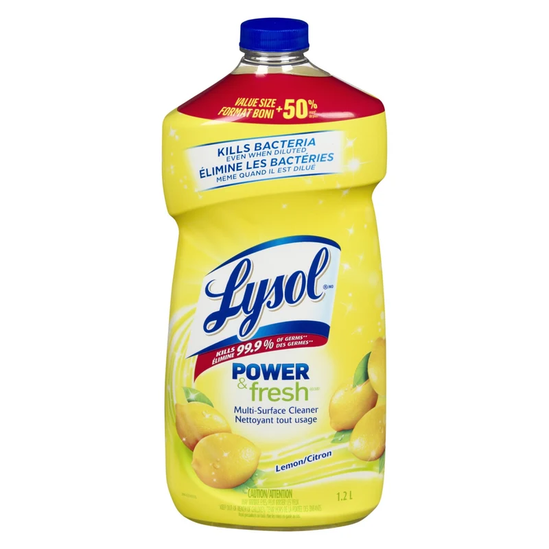 Lysol Clean & Fresh Multi-Surface Cleaner Lemon, 1.2 L